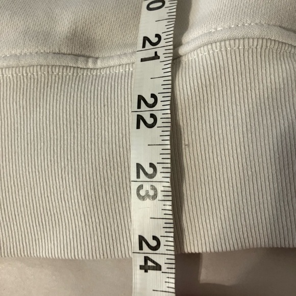 Agolde Strong Sholder Think Knit Sweater Women’s Sz M White Designer Casual - Picture 8 of 8